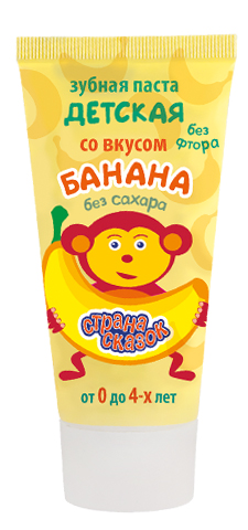 Зубная паста детская Страна сказок Со вкусом банана